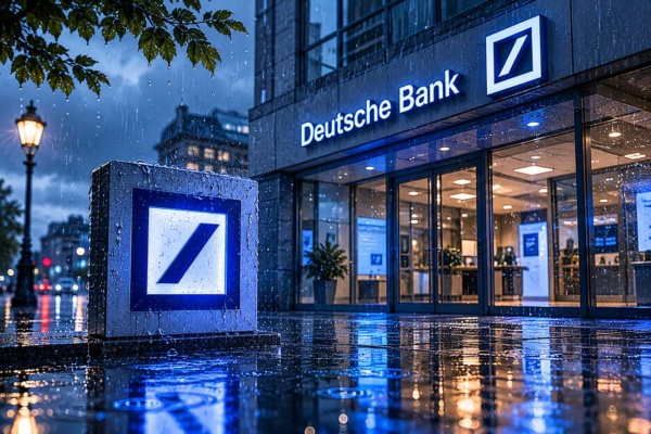 Deutsche Bank im Regen