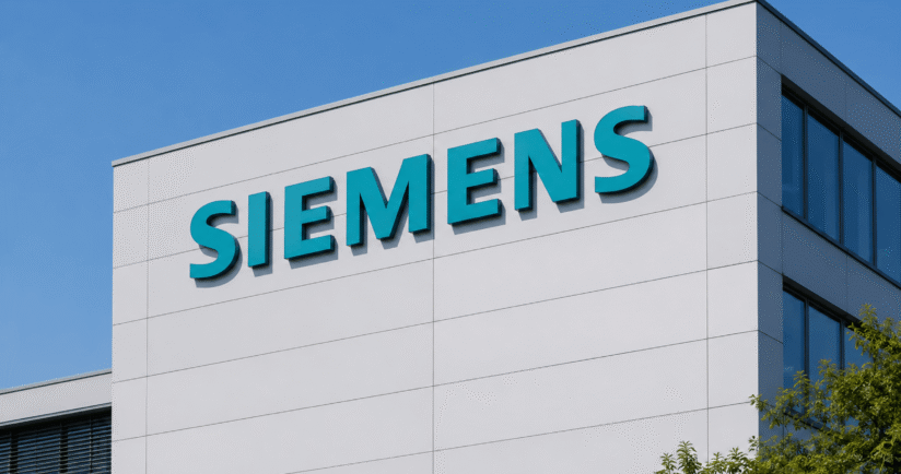Siemens Schriftzug Symbolbild