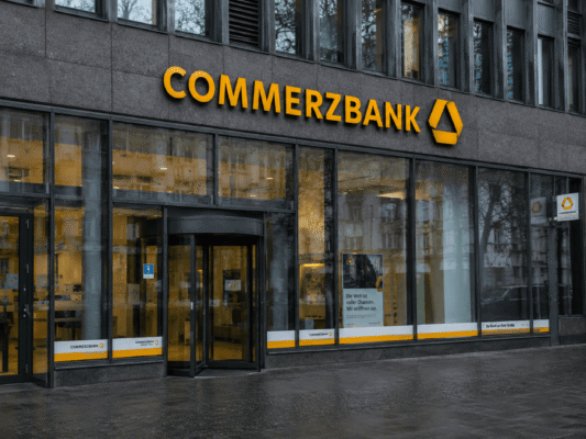 Commerzbank-Filiale in der Stadt
