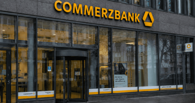 Commerzbank-Filiale in der Stadt
