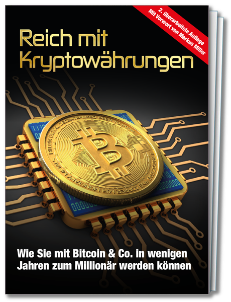 Reich mit Kryptowährungen